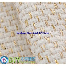Yeidam 14 Count Aida - Gold 45*37cm